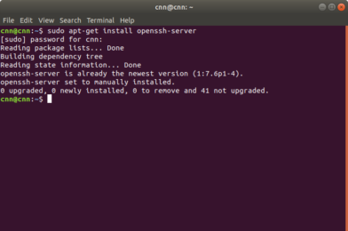 Debian based ssh